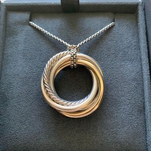 David Yurman crossover necklace
